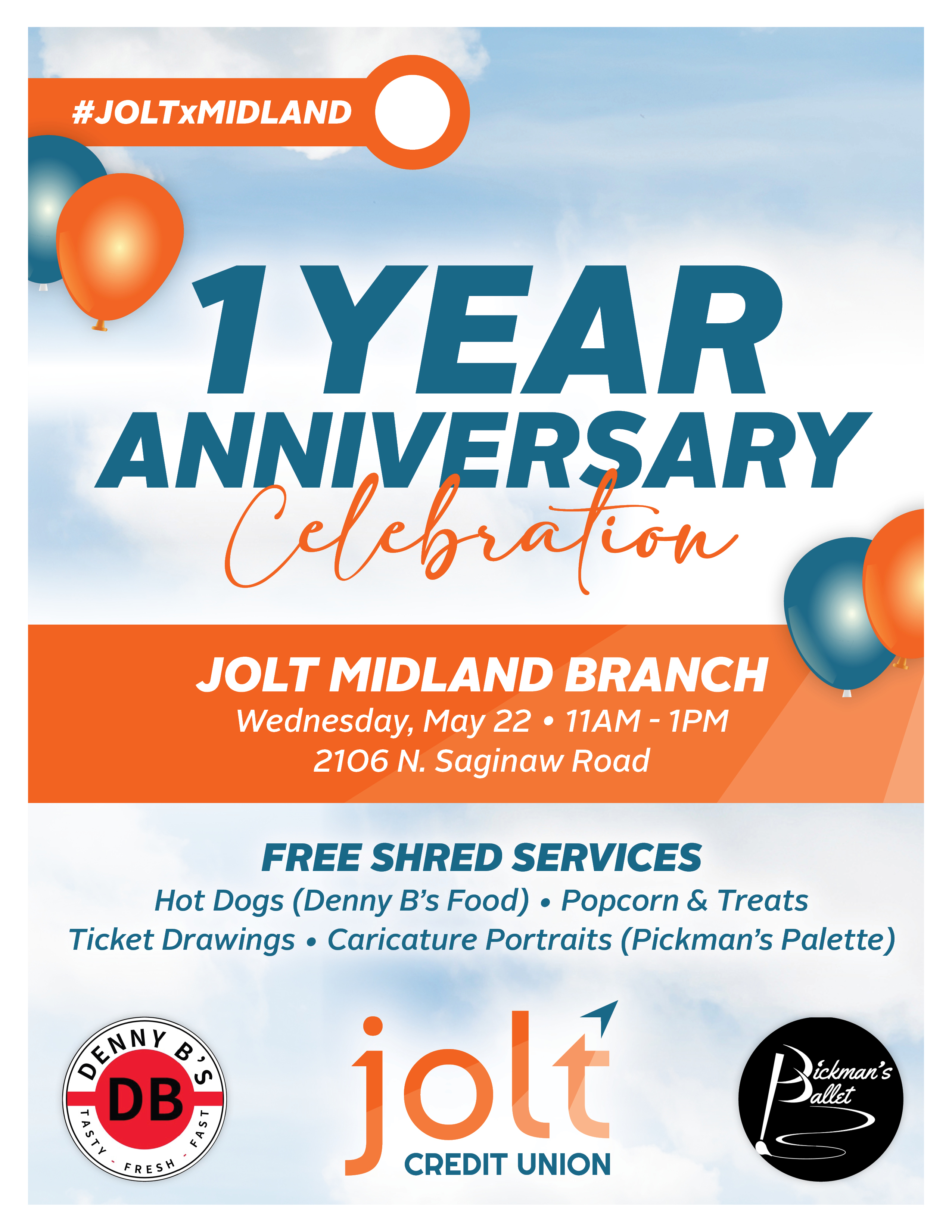 Midland Anniversary and FREE SHRED, May 22 11AM - 1PM